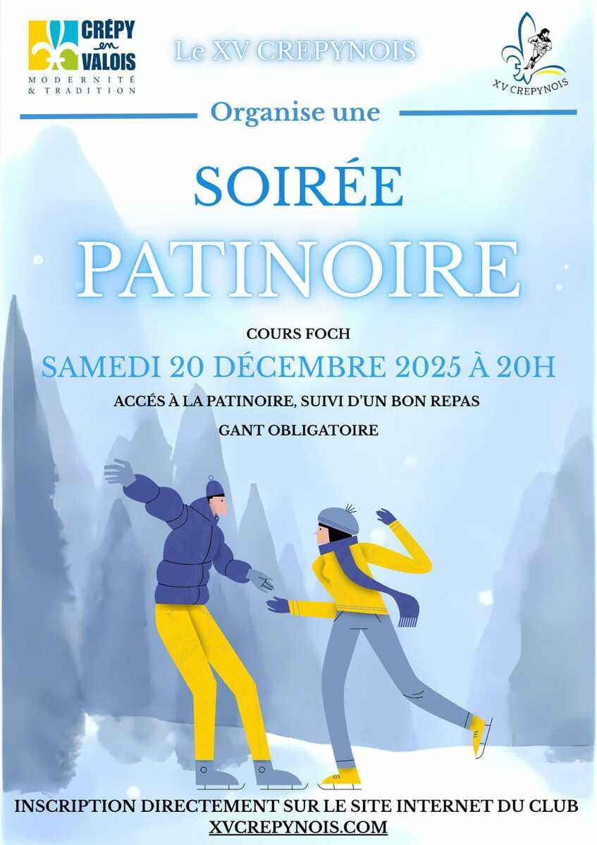 SOIRÉE PATINOIRE DU CLUB 20/12/2025 ⛸️