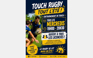 TOUCH RUGBY tout l'été