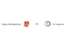 rugby club Bagnoltais VS XV Crepynois
