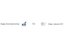 Rugby Club Seine & Oise VS Crepy/plessis U19