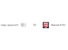 Crepy/plessis U19 VS Beauvais Xv R C